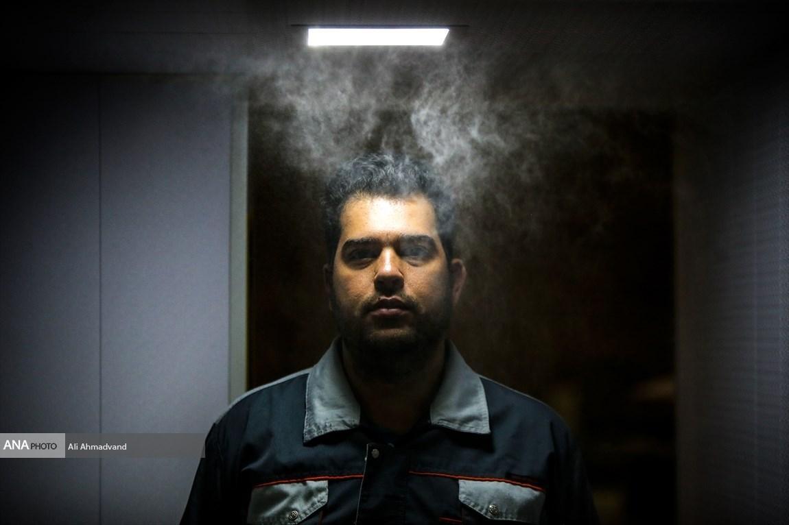 تونل استریل مجهز به اسکنر تب سنج ساخته شد تونل استریل مجهز به اسکنر تب سنج ساخته شد