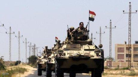 18 تروریست در حمله به پادگان ارتش مصر کشته شدند 18 تروریست در حمله به پادگان ارتش مصر کشته شدند