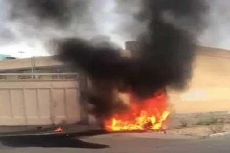 سقوط پهپاد آموزشی در شاهین شهر سقوط پهپاد آموزشی در شاهین شهر