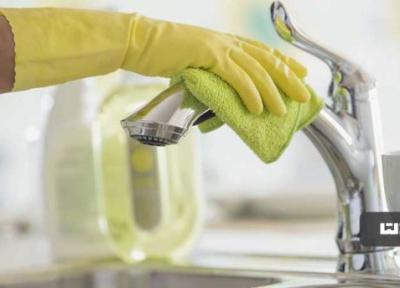 تمیزکردن و جرم گیری شیرآلات با مواد طبیعی